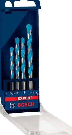 Coffret foret cylindrique multi-matériaux Bosch, 4 pièces
