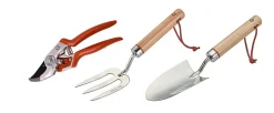 Coffret mini sécateur, truelle et fourche GoodHome