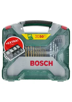 Coffret perçage et vissage Bosch 50 pièces + kit fixation 173 pièces