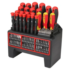 Coffret tournevis 114 pièces Performance Power, pointes magnétiques et poignée confort