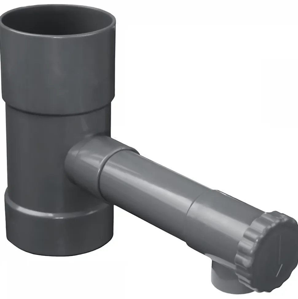 Collecteur, récupérateur d'eau de pluie pour gouttière - Diamètre 8 cm - Linxor