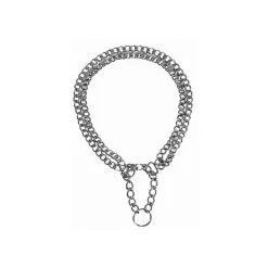 Collier éducation, XL 65 cm/2,5 mm 2 rangs pour chien