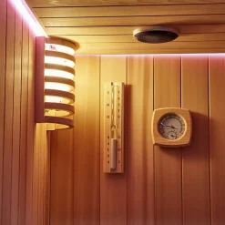 Combi Sauna Hammam Boreal Sublimation Rouge - 8 places - 340 x 175 x 210