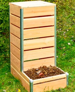 Composteur Design en bois 80 x 98 cm 209L