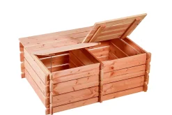 Composteur en bois Basic double Mon Petit Potager