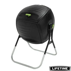Composteur Lifetime 190L noir H.111 x l.75 cm
