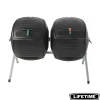 Composteur Lifetime 380L noir H.111 x l.144 cm