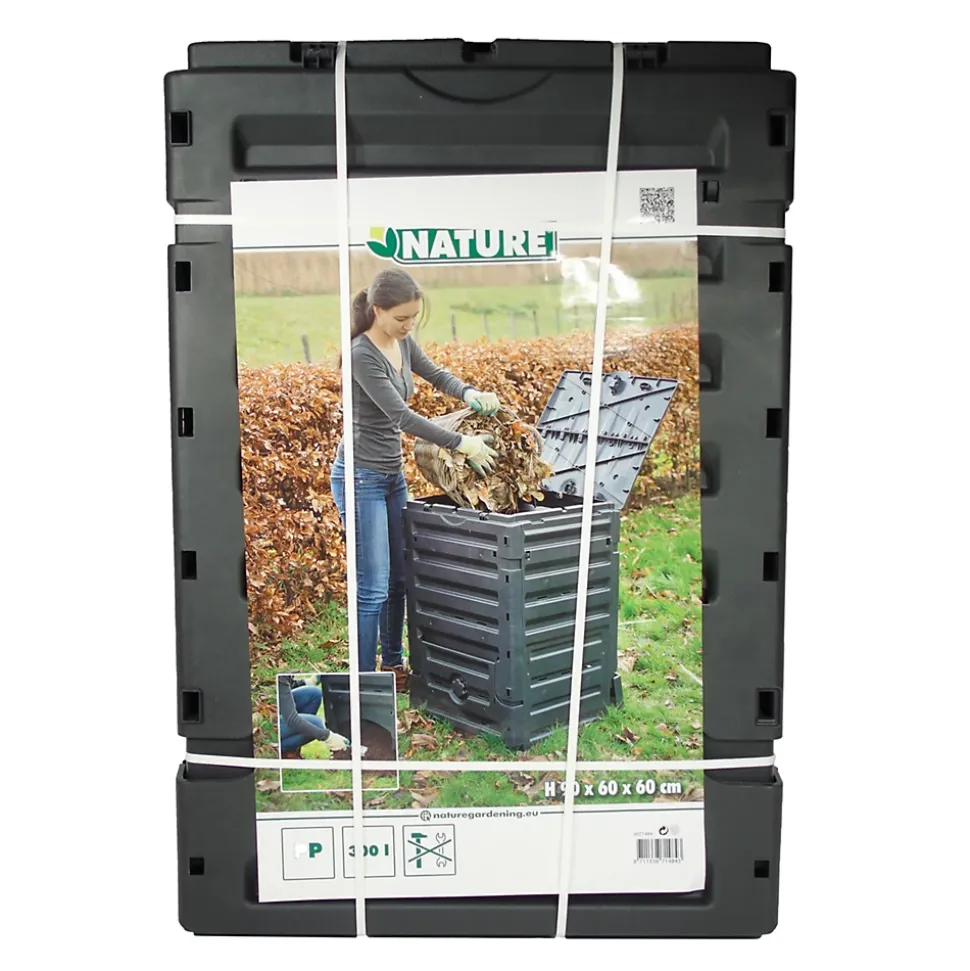 Composteur Nature polypropylène noir 300L