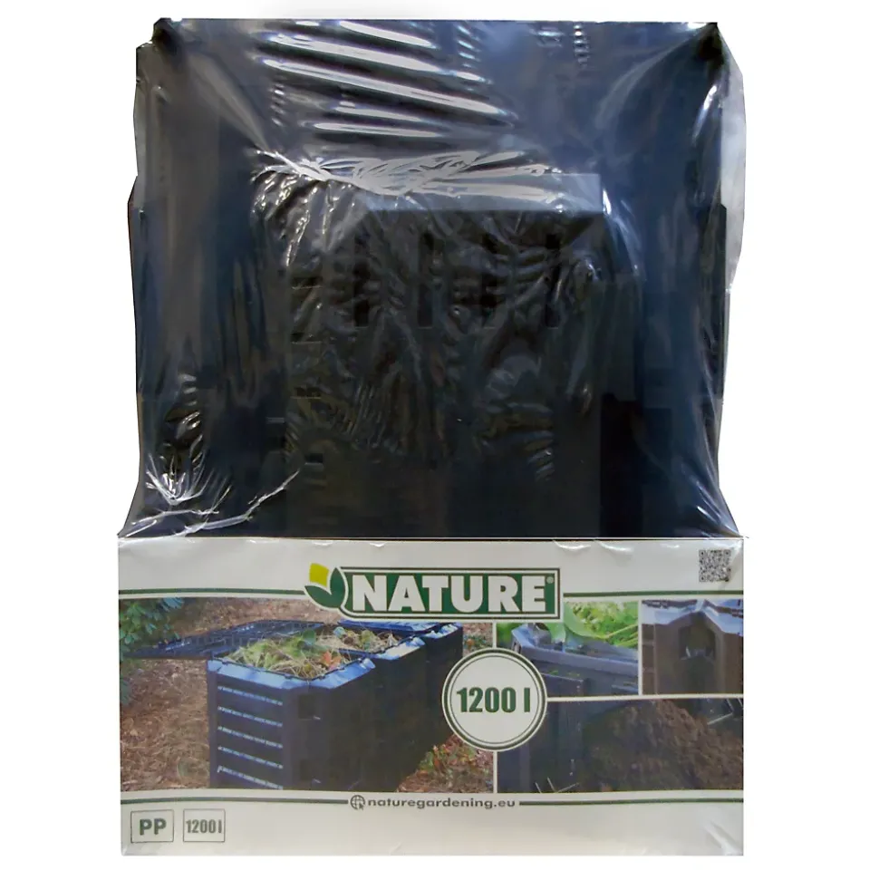 Composteur Nature polypropylène noir 1200L
