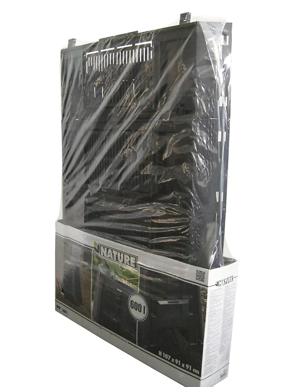 Composteur Nature polypropylène noir 600L
