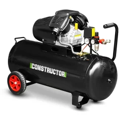 Compresseur à huile 100L bicylindre - 8 bars - 2.2Kw - Constructor