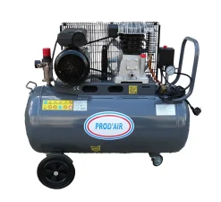 Compresseur 100 Litres lubrifié 3 CV 10 bars courroie - Sur roues