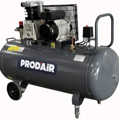 Compresseur 200 Litres lubrifié 4 CV 10 Bars Courroie - Sur roues