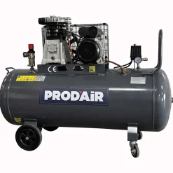 Compresseur 200 Litres lubrifié 4 CV 10 Bars Courroie - Sur roues