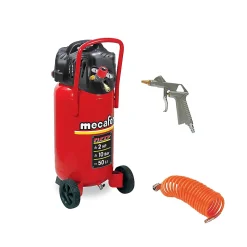 Compresseur vertical Mecafer 50L 2HP + accessoires