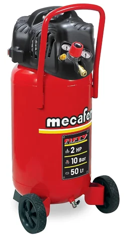 Compresseur vertical Mecafer 50L 2HP + accessoires