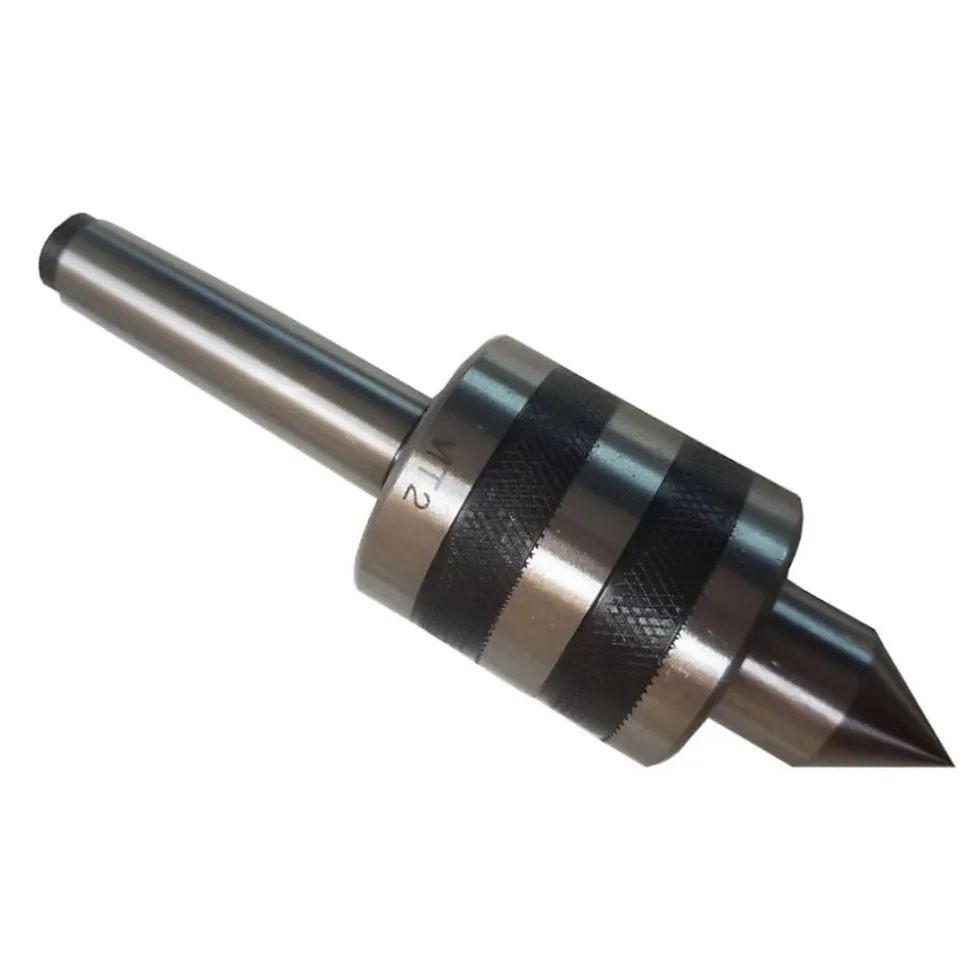Contre-pointe tournante CM2/MK2/MT2 pour tour métal ou bois - Diamwood