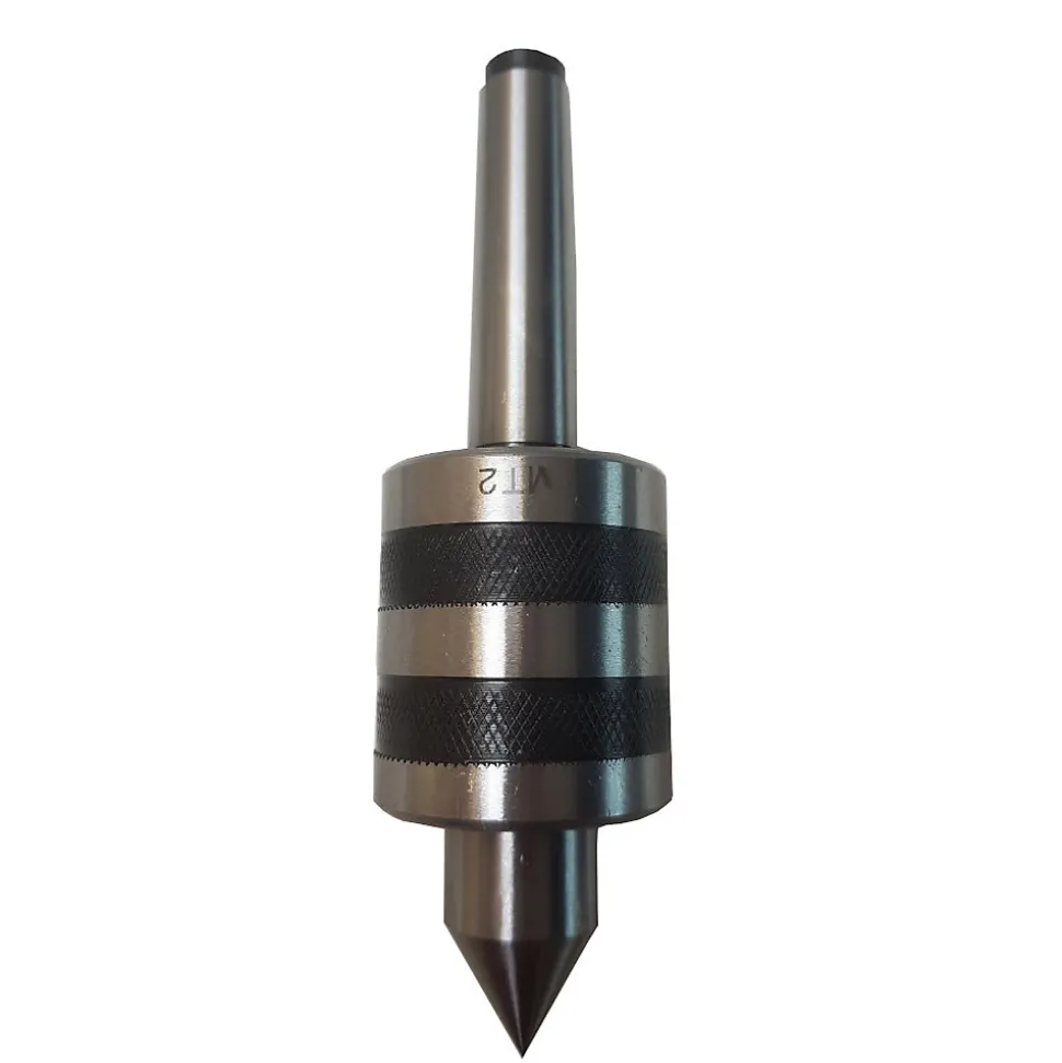 Contre-pointe tournante CM2/MK2/MT2 pour tour métal ou bois - Diamwood