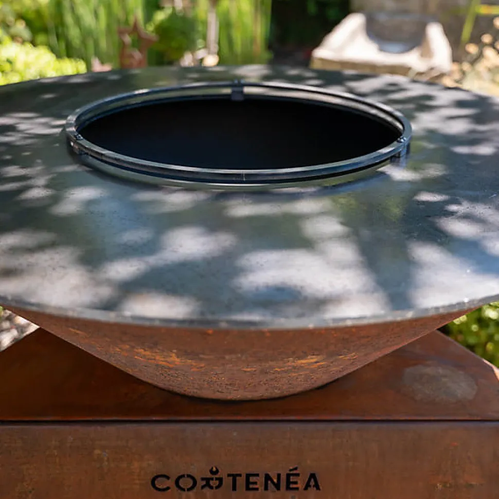 CORTENÉA kit starter brasero + Grille et Rebord 80 cm