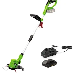 Coupe Bordure sans fil 20V + Batterie lithium 2AH + Chargeur + Jeu de 20 lames coupantes VITO EGO LI