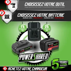 Coupe bordures 20V MAX sans batterie - Manche téléscopique - Constructor