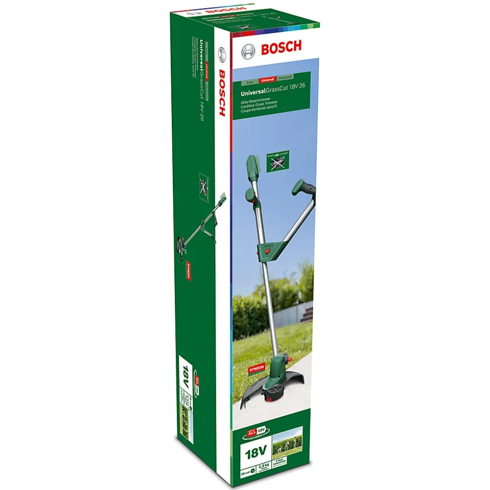 Coupe-bordures sans fil sur batterie 18V Bosch UniversalGrassCut (vendu sans batterie ni chargeur)