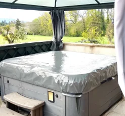Couverture Cov'In pour Spa Intérieur - Spa Inférieur à 2,6m x 2,6m - Bâche Sable - POOLCO