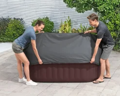 Couverture thermique BESTWAY Energysense spas carrés 2,01m x 2,01m x 80cm