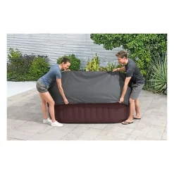 Couverture thermique BESTWAY Energysense spas carrés 2,01m x 2,01m x 80cm