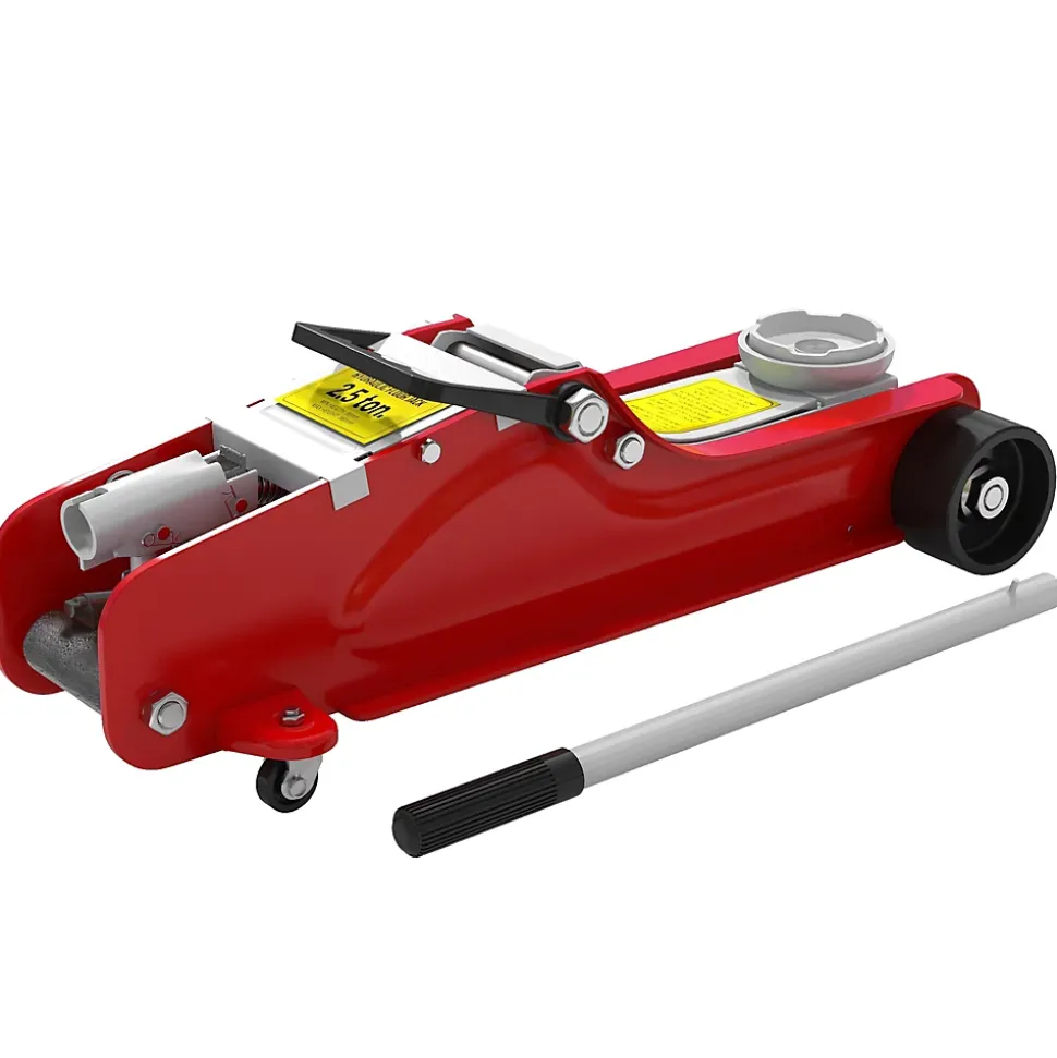 Cric de levage hydraulique - cric de levage réglable 8-38 cm métal rouge noir