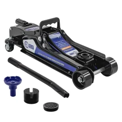 Cric de manœuvre 2,5T de voiture hauteur de 80-360 mm avec 2 supports caoutchouc