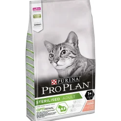 Croquettes pour chat Pro Plan Sterilised Adult Optirenal riche en saumon et riz 10kg