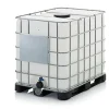 Cuve de stockage 1000l ibc poche rénovée grillage translucide pour liquides hors carburants
