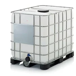 Cuve de stockage 1000l ibc poche rénovée grillage translucide pour liquides hors carburants