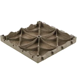 Dalle de terrasse composite marron Angara Klikstrom 40 x 40 cm
