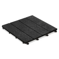 Dalle de Terrasse WPC Royal, Anthracite, 30 x 30 cm, 1 Pièce