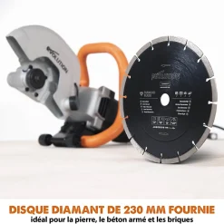 Découpeuse à matériaux Evolution R230DCT 2000W ø230 mm