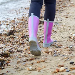 Demi-bottes caoutchouc Verve mauve Taille 40