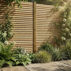 Demi-poteau bois GoodHome Neva vert h.240 cm