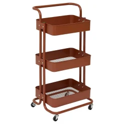 Desserte Color edition 3 niveaux 45x36,5x86cm marron - Marron- 5five