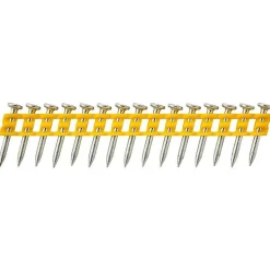 DEWALT DCN8901045 Boîte de 510 pointes béton 2,6x45 mm pour cloueur en bandes de 15