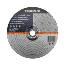 Disque de meulage métal 230x6x22,2 mm Universel fit