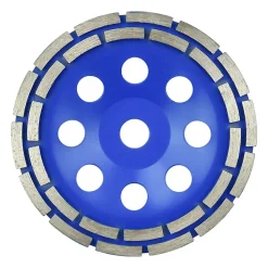 Disque de ponçage diamanté à double segment pour béton diam180