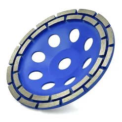 Disque de ponçage diamanté à double segment pour béton diam180