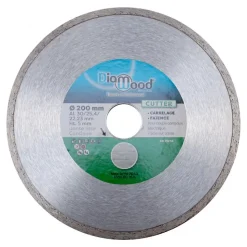 Disque diamant 200 x Al. 30/25,4/22,23 x Ht. 5 mm carrelage, faïence - CUTTER - Diamwood