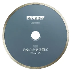 Disque diamant continu carrelage Erbauer 180x22,2 mm