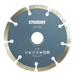 Disque diamant discontinu Erbauer 125x22,2 mm