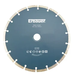 Disque diamant discontinu Erbauer 230x22,2 mm