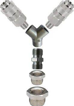 Double sortie raccord rapide universel Thorensen