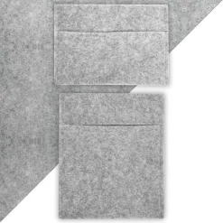 Doublure Intérieure pour Van & Poches de Rangement Gris argenté